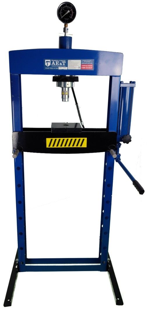 Пресс гидравлический ручной 20 тонн Ae&T T61220T, напольный, гаражный